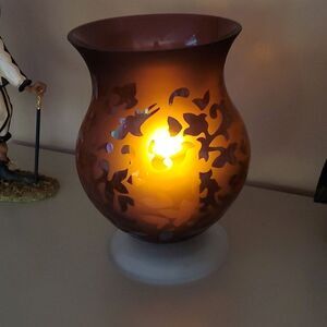 PIER 1 Ombre Hurricane Candleholder
